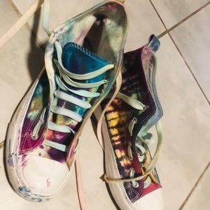 Tie Dye High Top Sneakers